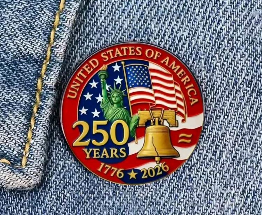 250 Anniversary Pin